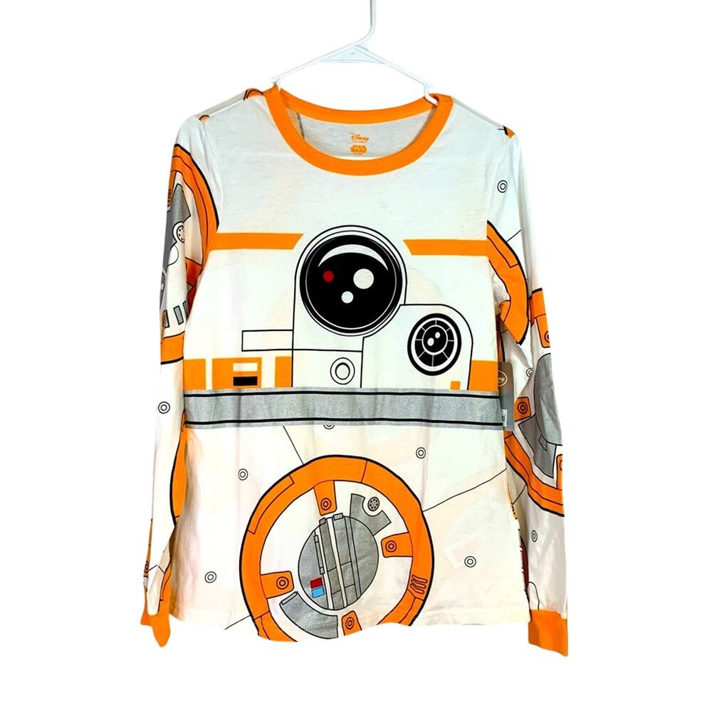 NWT Disney BB-8 Star Wars Lounge Pajama Shirt Kids Unisex